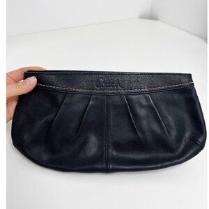 Coach Black Leather Clutch